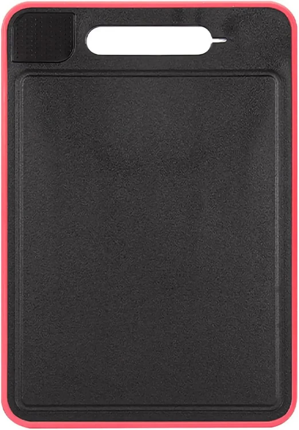 Cutting Boards Kitchen Chopping Board Thawing Cutting Board Aluminum Alloy Thawing Board(Rojo)