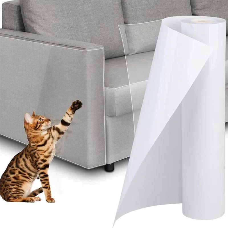 3 m cat accessories Protective sofa cushions Furniture protection Self-adhesive transparent PVC cover Cat supplies Pet products