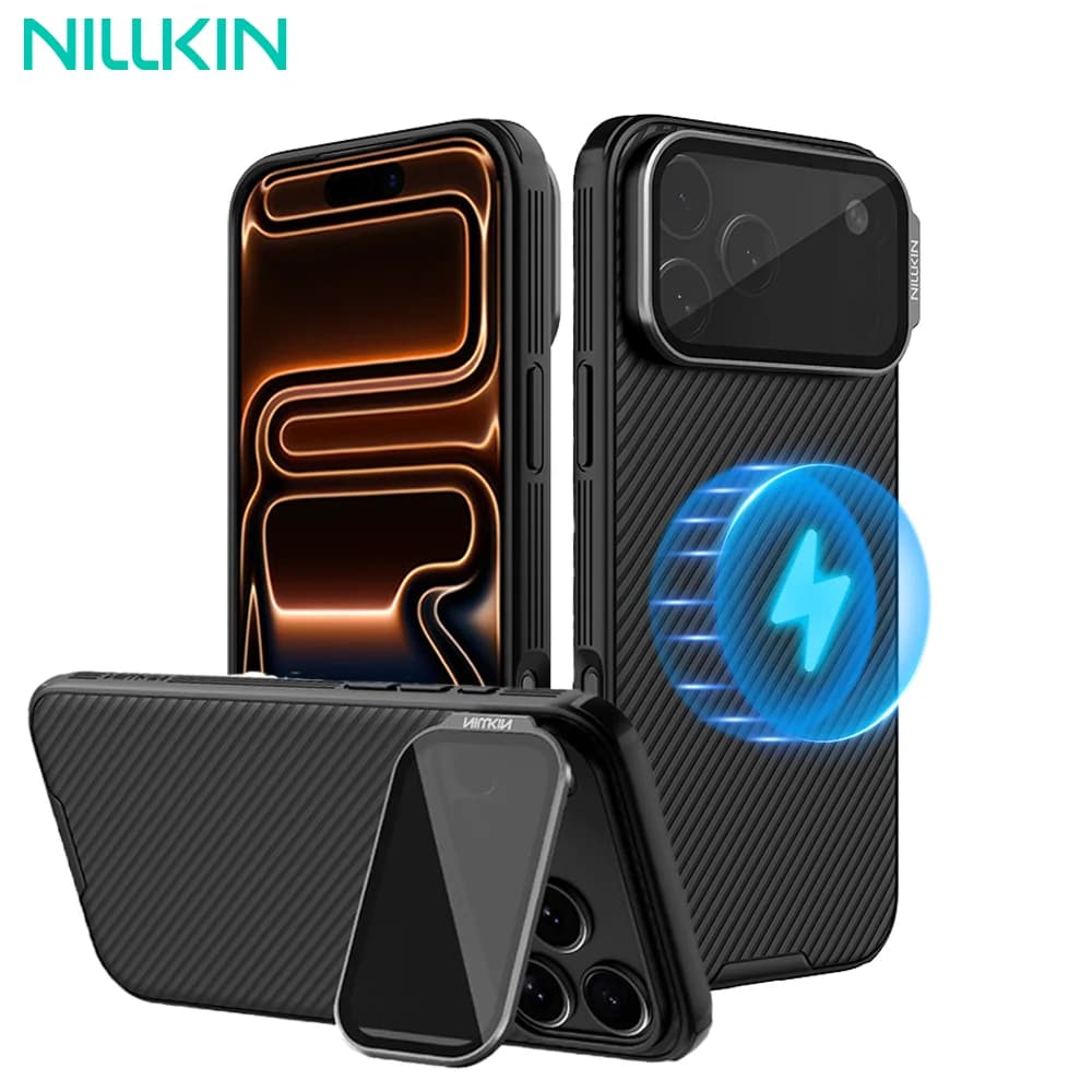 NILLKIN Per iPhone 17 Pro Max Custodia Magsafe CamShield Prop Con Supporto Della Fotocamera Protezione Della Copertura Posteriore Magnetica Per iPhone 17 Pro