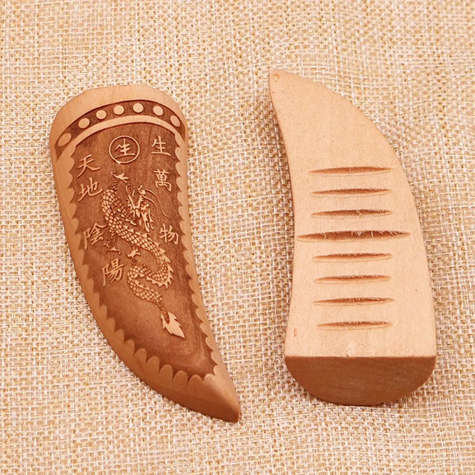 Set of 2 holy cup Pendulum Supplies Cup Buddhist Cups Taoist Feng Shui Tools Wooden Witch Pendulum Board