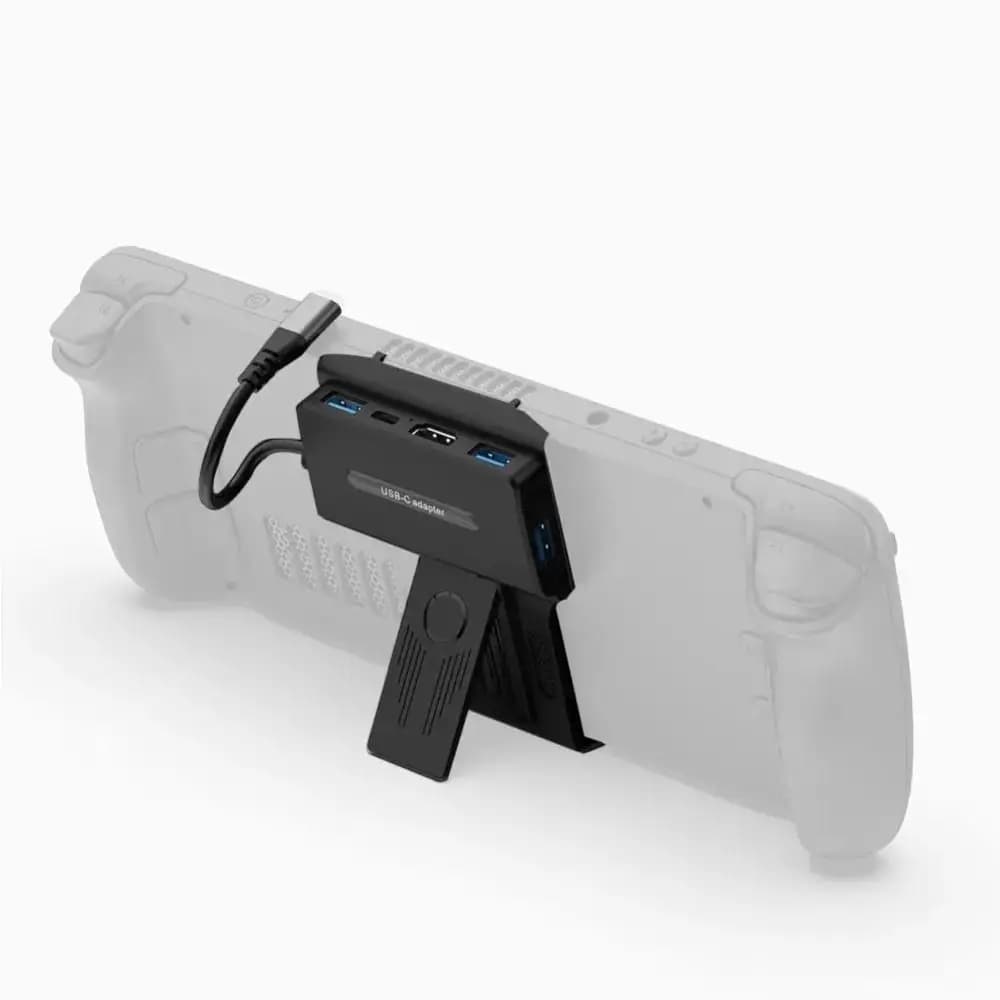5 in 1 for Steam Deck Docking Station USB C to HDMI 4K@60Hz USB C Hub Charging Hub Dock Holder Charging Base For Steam Deck