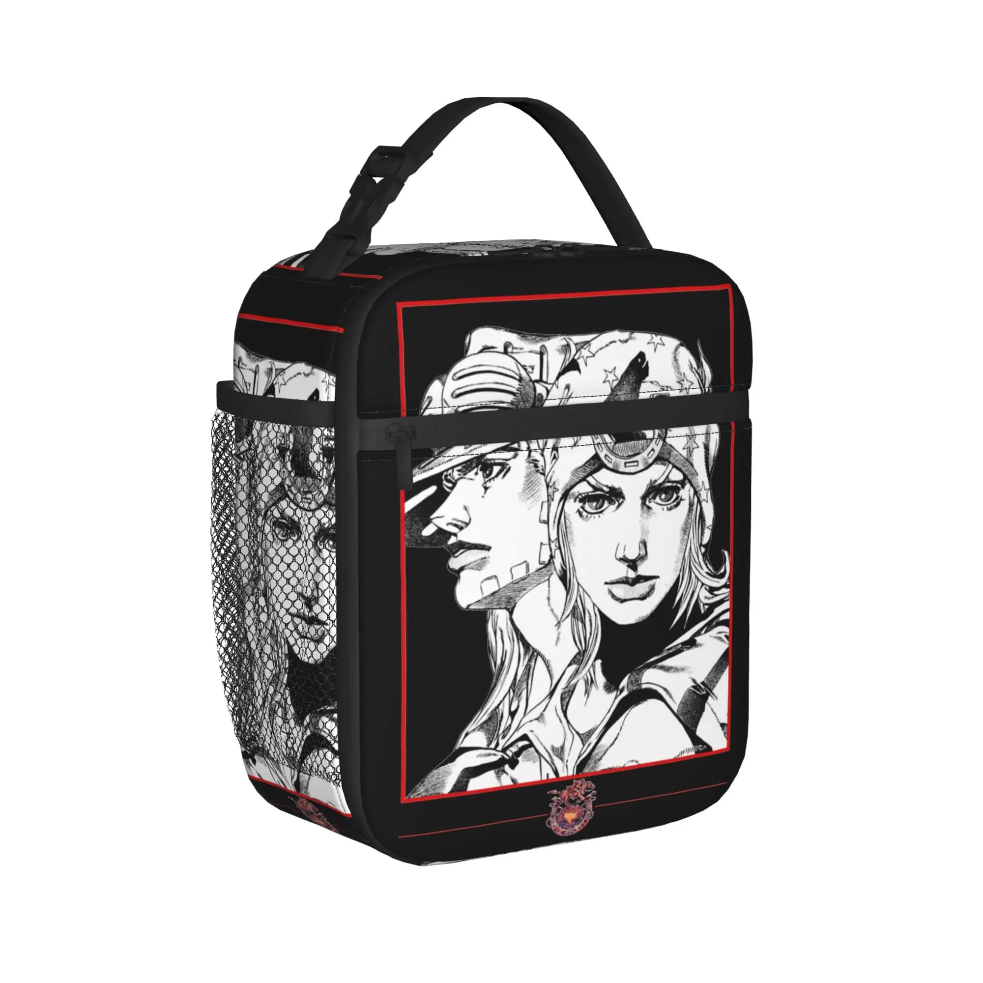 Jayro Johnny Insulated Lunch Bags Cooler Bag Lunch Container J-Jojo Anime Bizarres Tote Lunch Box Food Storage Bag Office Picnic