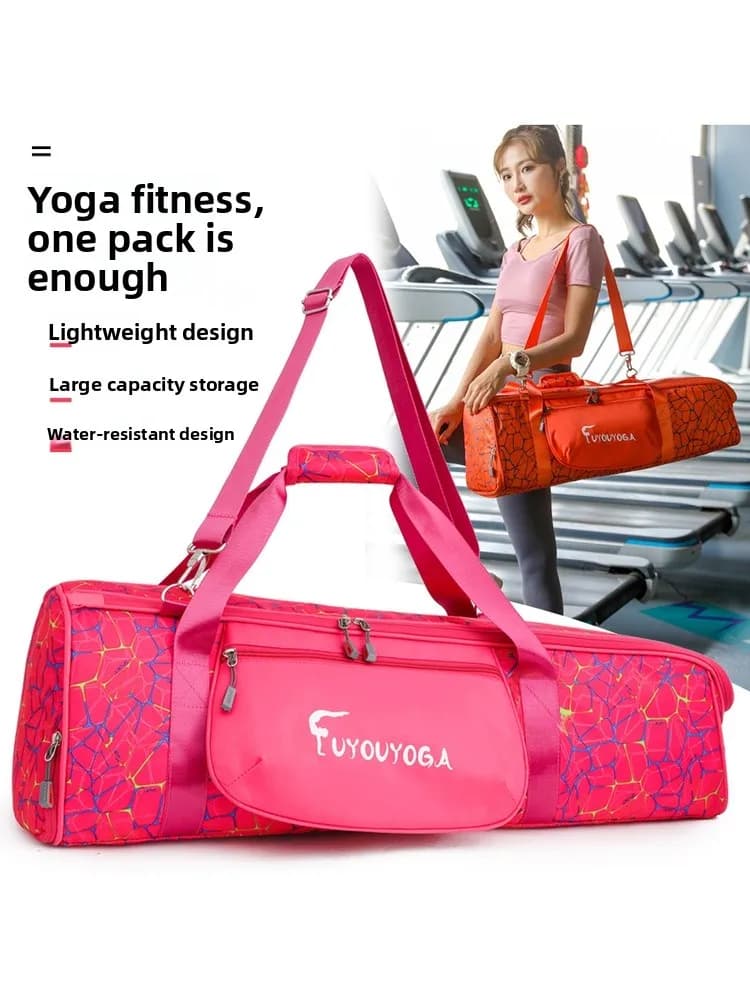 Nuovo 2025 Grande Capaci Bue Panno Borsa da yoga Fitn Borsa sportiva Borsa da yoga per donna Borsa da viaggio sportiva Bapa Bag