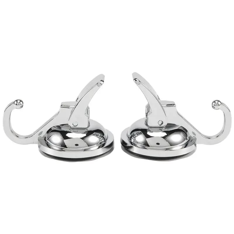 Ganci a ventosa per carichi pesanti N04R (confezione da 2) per l'organizzazione di cucina, bagno e toilette