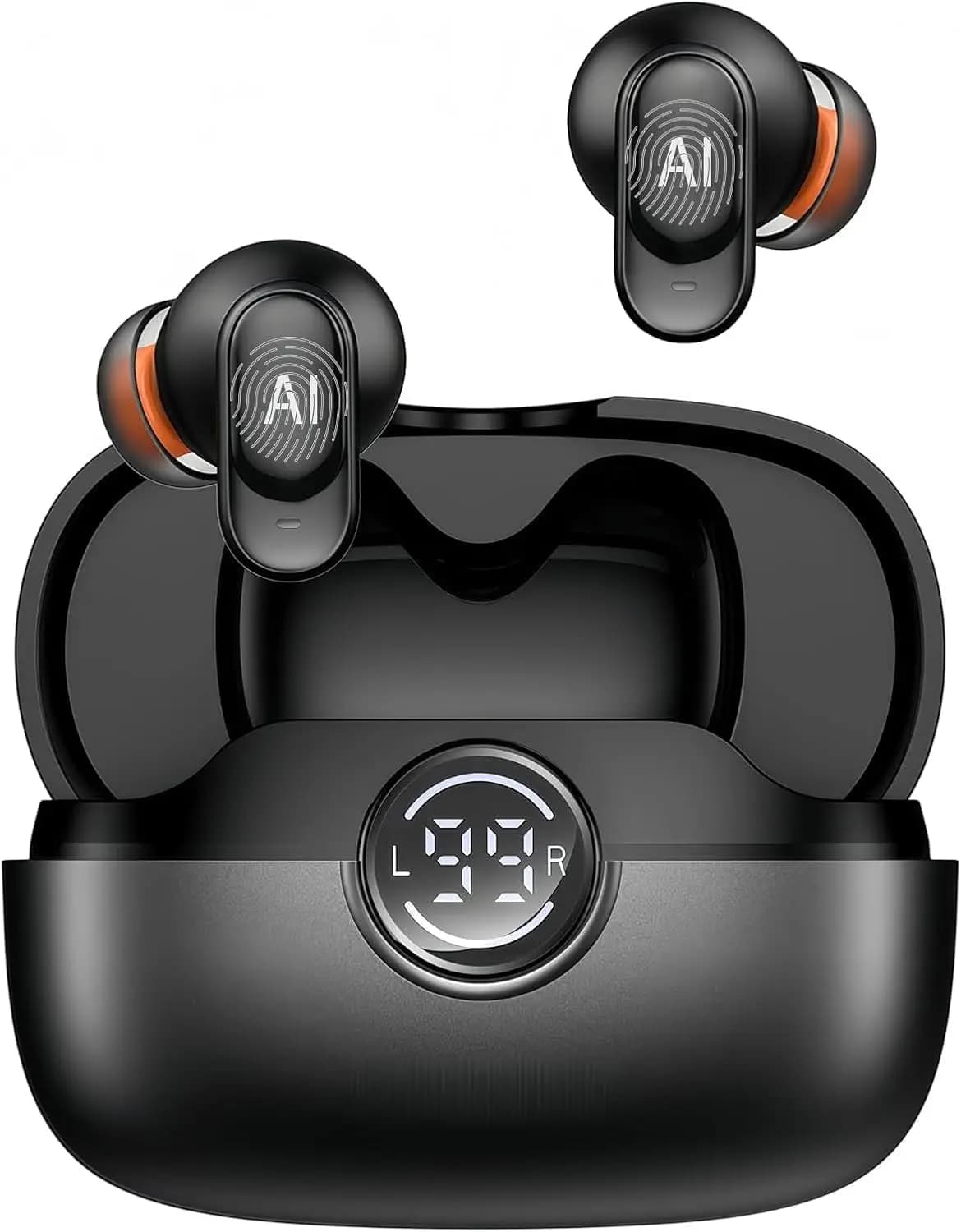 Auricolari Traduttori AI in Tempo Reale, Auricolari 3-in-1 per Dormire con Supporto per 135 Lingue e APP, Cuffie Traduttori Bluetooth 6.0 Compatibili con iOS e Android per Viaggi e Affari