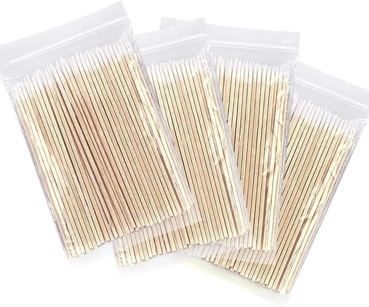 500 pcs/lot Micro disposable brush applicators for wood 7CM single head swab extension eyelashes individual applicators brush for Mascara