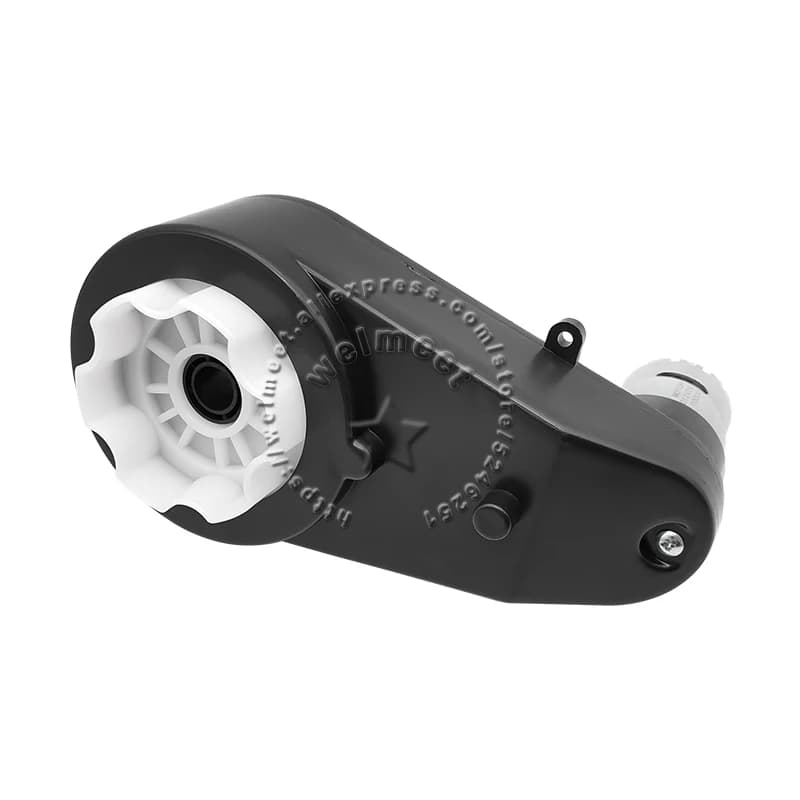 6V/12V 8000rpm-40000rpm RS550 Motore elettrico per auto giocattolo per bambini Cambio in plastica nera Parti di motociclette per automobili con telecomando