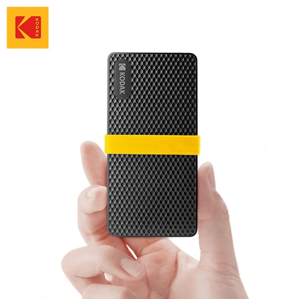 KODAK X200 Disco rigido SSD esterno USB3.1 Type-C Mini SSD portatile 256B 512GB 1TB per laptop Smartphone PS4 PC TV