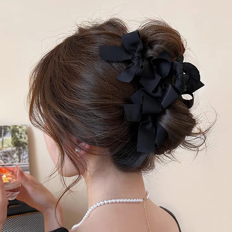 1 Piece Elegant and Cute Korean Hair Clip, New High Range Style, Large Hair Volume, Shark Clip, Chignon Clip