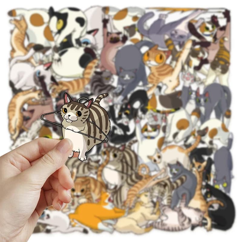 50 Pezzi Adesivi Creativi con Esemplari di Piante Naturali, Decalcomanie Trasparenti in PET per Laptop, Chitarra, Telefono, Quaderno, Cancelleria, Giocattoli