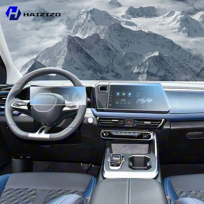 Per GAC GS3 EMZOOM 2023-2025 Interni auto Protezione schermo opaca console Navigazione GPS Scena LCD Pellicola TPU Resistente ai graffi