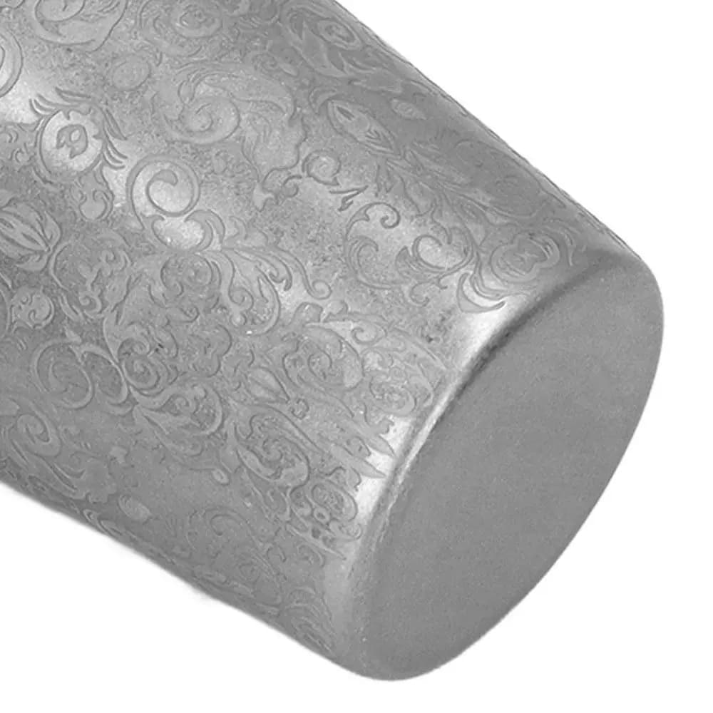 2 Piece Set Etched Pattern Boston Shaker Weighted Tins Stainless steel Cocktail Shaker Set Silver Metal Stainless Steel Shaker