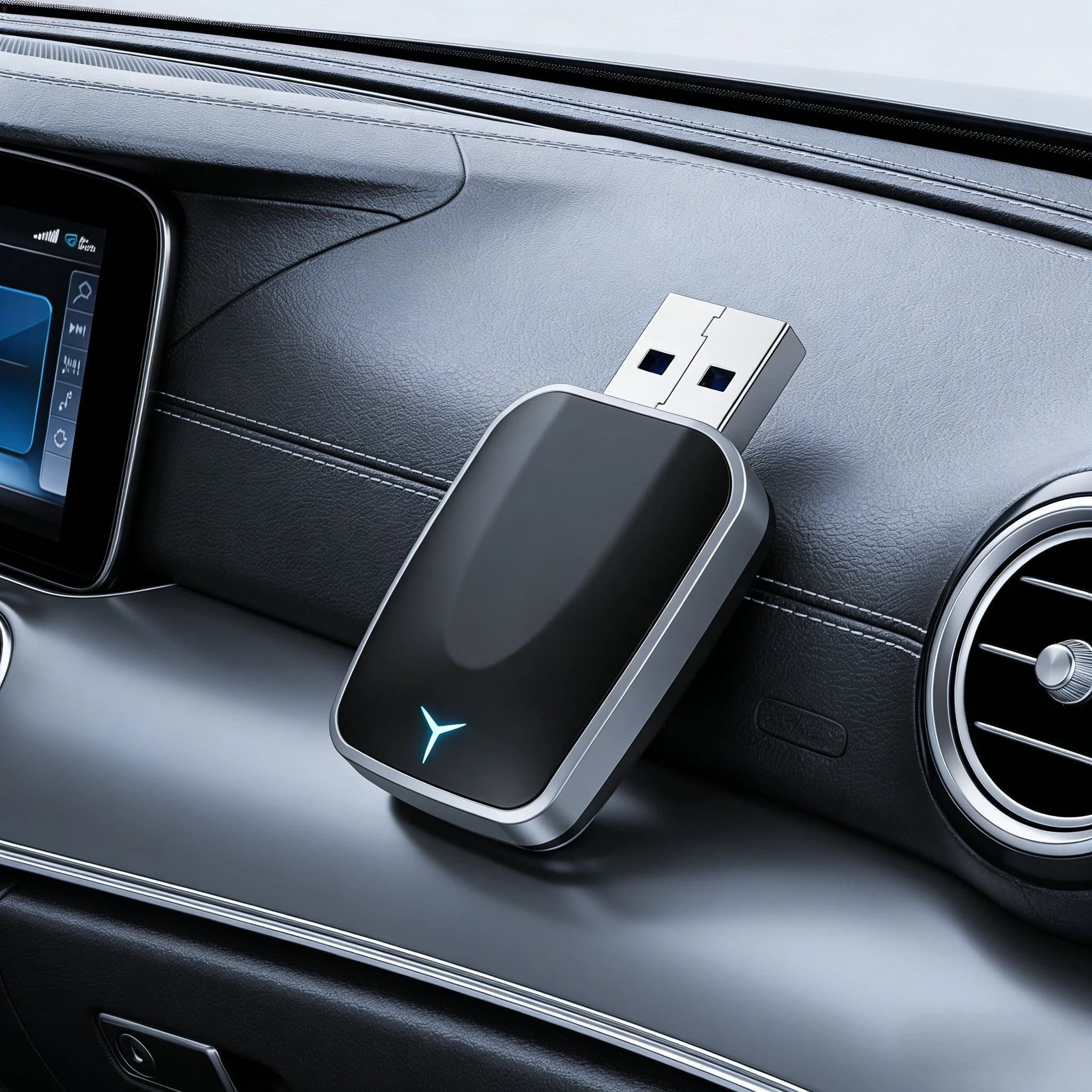 Wireless CarPlay Adapter Android Auto Smart Mini Box Plug and Play, New Wireless Adapter for CarPlay and Android Auto