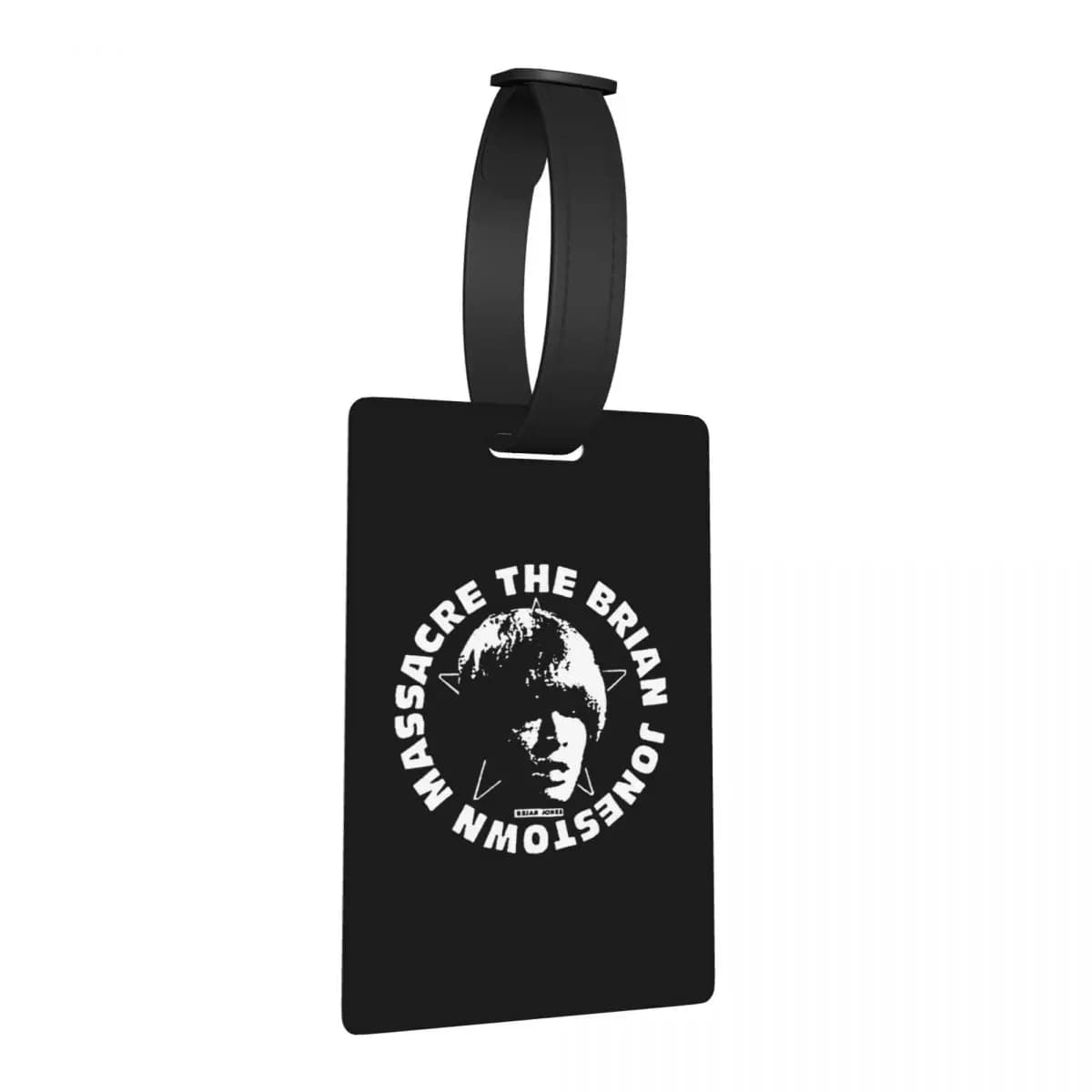 Etichette per bagagli Brian Jonestown Massacre, accessori per valigie, etichetta per bagaglio da viaggio, porta etichette, identificativo, nome, indirizzo