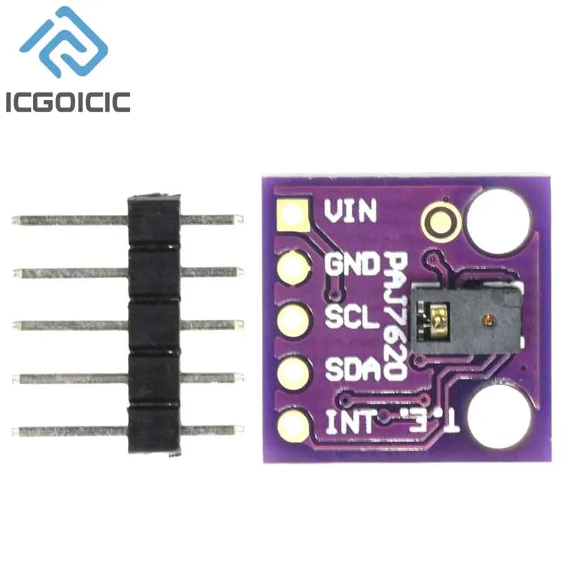 PAJ7620U2 Management Sensor Module – 9 motion gestures, I2C interface, 3,3 V for intelligent devices Arduino ESP32 and IoT projects