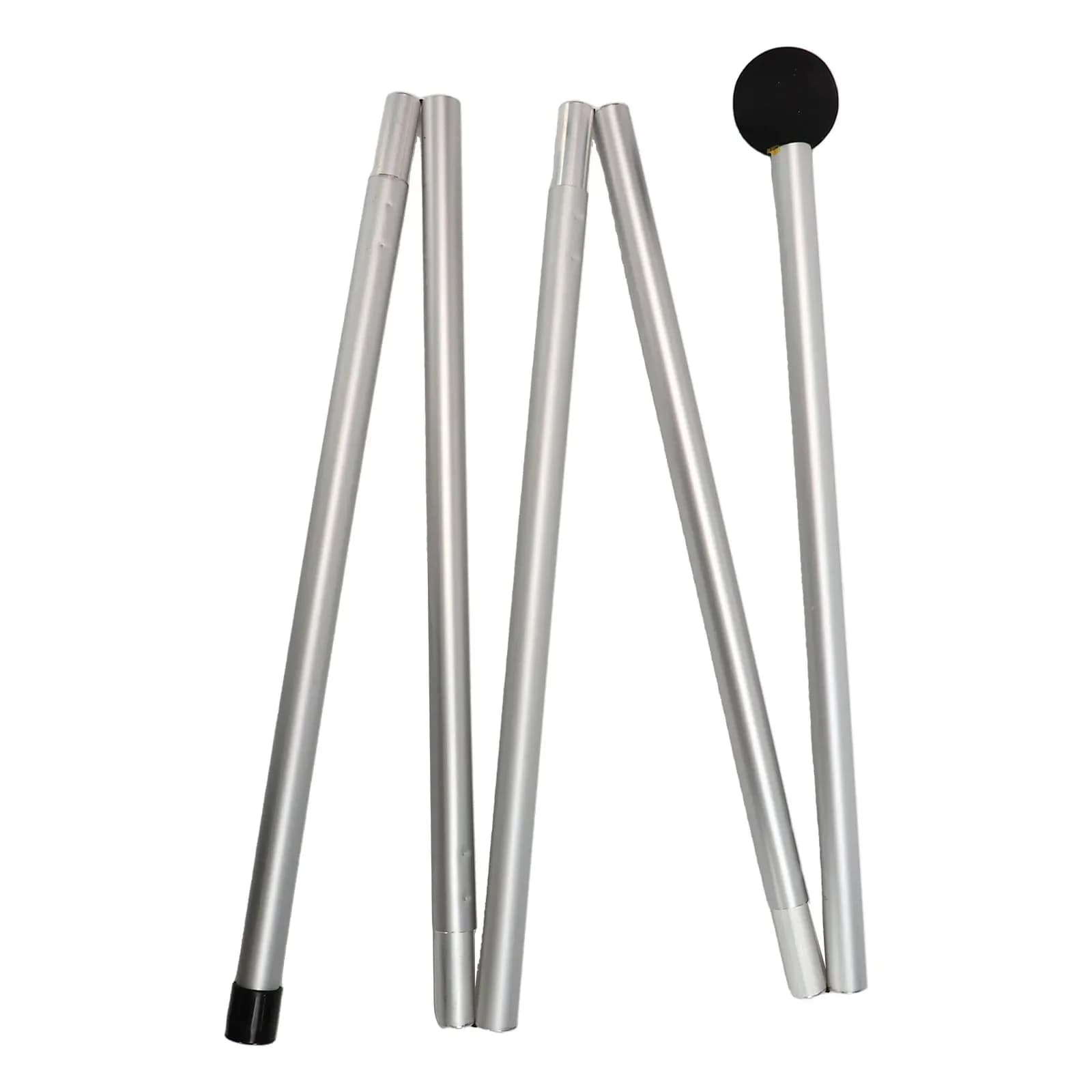 1.6/2m Foldable Beach Canopy tent Pole Aluminum Alloy Stand Canopy Poles Shelter Tarp Pole Tent Rods for Camping party