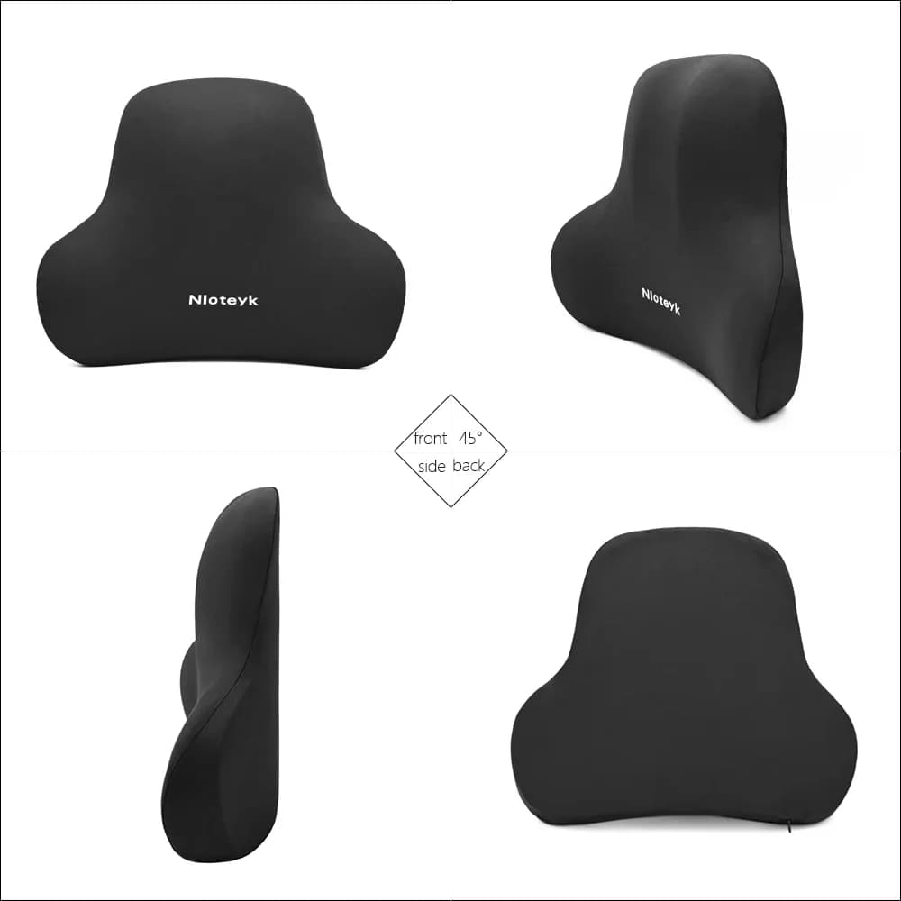 Lumbar back cushion in memory foam for office chairs in car and life support after childbirth Multifunctional cushion to relieve pain