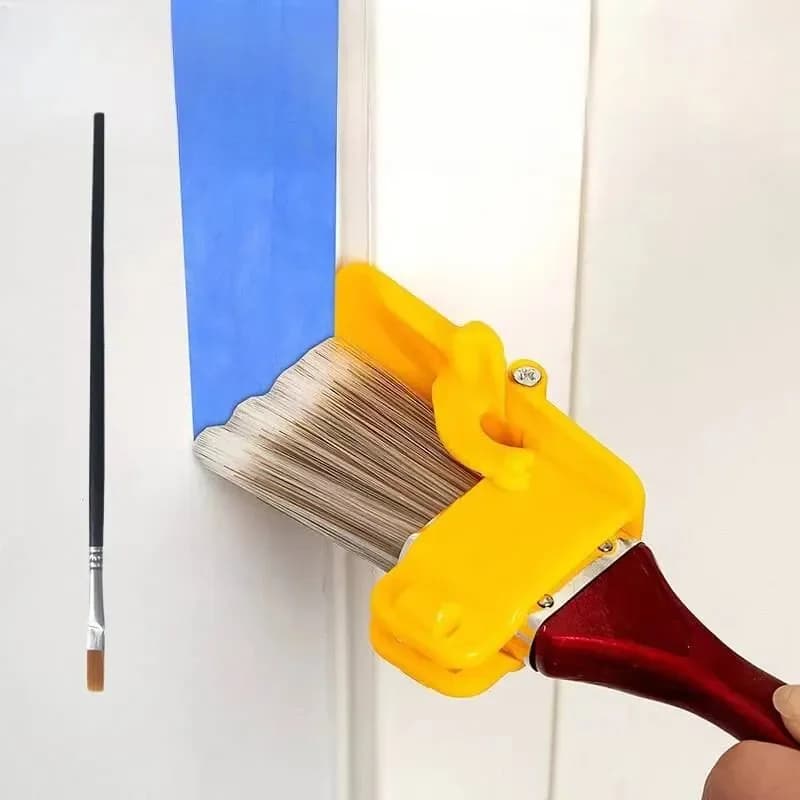 Brush for edge color separation Tool for portable paint edges Ideal for indoor and outdoor use on walls and ceilings