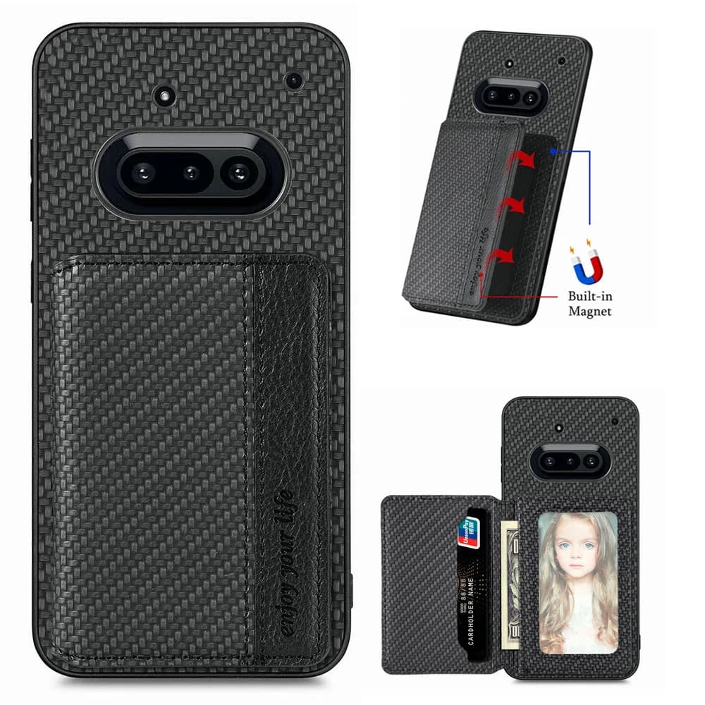 Per NothingPhone (3a) 5G 2025 Custodia in pelle RFID Carta magnetica in pelle Fonda Nothing Phone 3A Custodia Phone3A 3 A Portafoglio Cover Funda