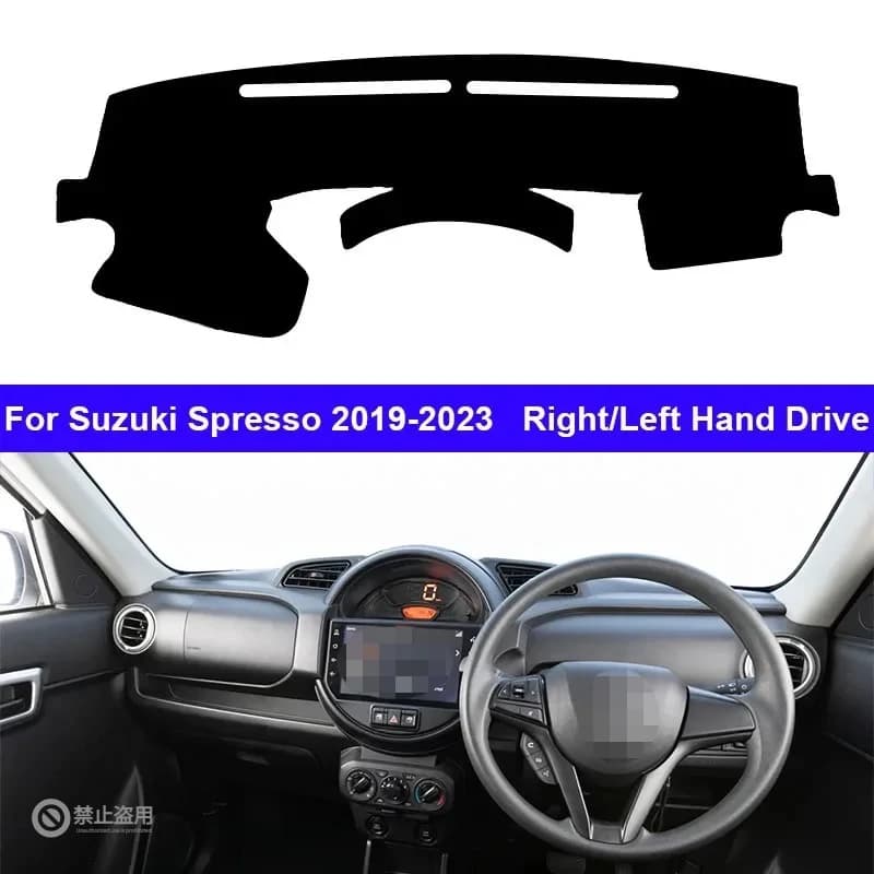 Car Auto Inner Dashboard Cover Fit Suzuki Spresso 2019-2023 LHD RHD Dashmat Carpet Cape Sun Shade Pad Rug Anti-UV