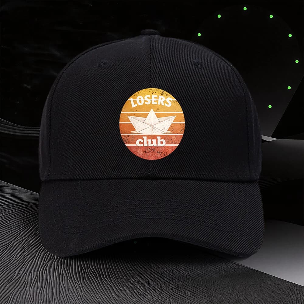 "Losers Club" Printed Adjustable - Beanie, Unisex Outdoor Sports Style, Suitable for Holiday Celebrations, Friend Gatherings, An