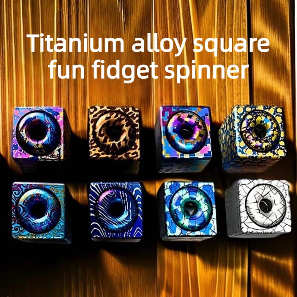 Tifire EDC Mini Mechanical Titanium Alloy Spinning Fidget Spinner Decompression Toy