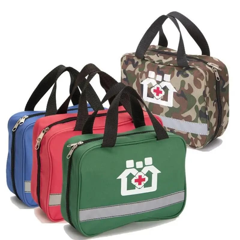 Kit di pronto soccorso Borsa vuota Borsa di pronto soccorso medico per attrezzatura da campeggio da viaggio all'aperto per uso domestico Custodia di sopravvivenza per medicinali