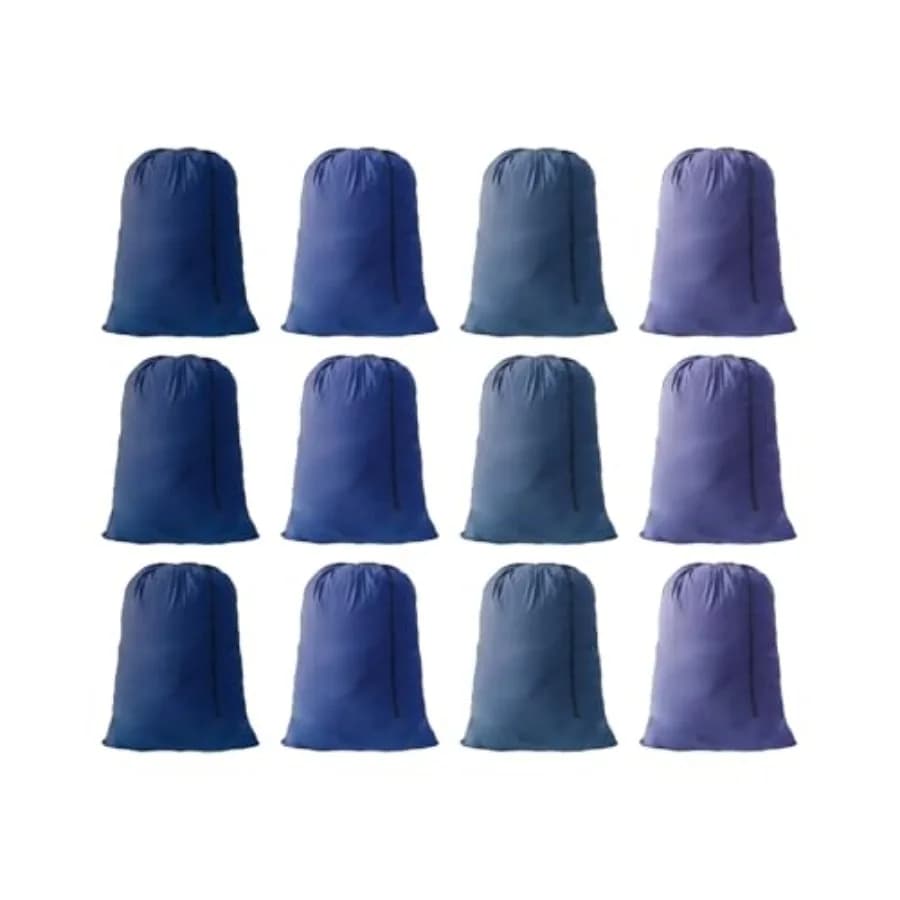 Extra large linen bag 30"x40" with coulisse closure for university dorms and apartments - Perfect for the house