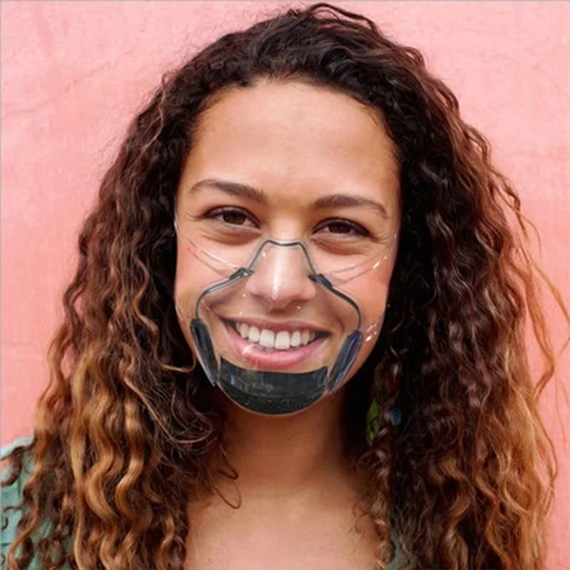 Mask Visiera Covers mouth Transparent mask Moto Cycling Windproof mask Summer sports mask dust proof windproof