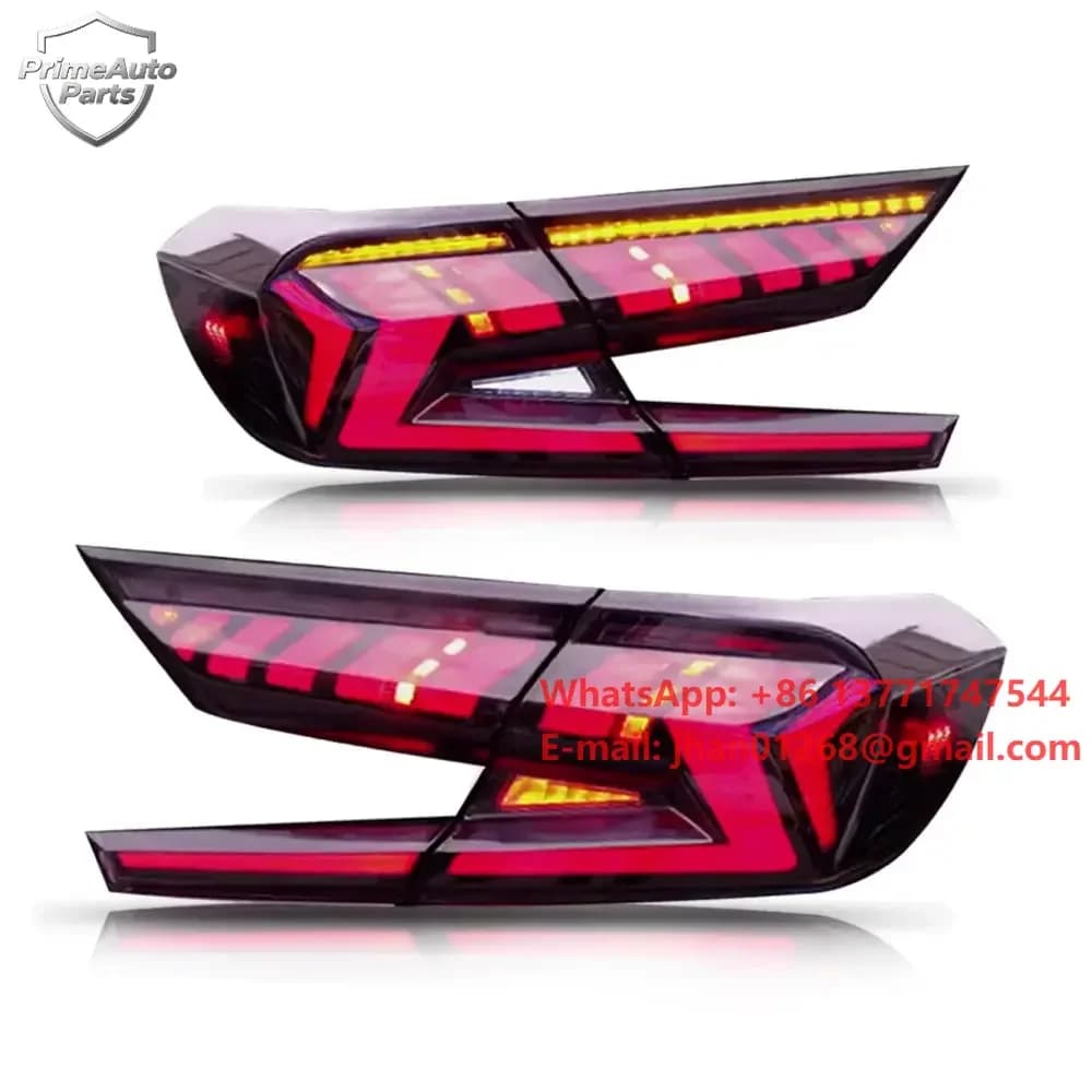 Factory Direct Sales Car Tail Start up Animation Led Rear Lamp for Honda Accord 2018 2019 Led Tail Lights Assembly