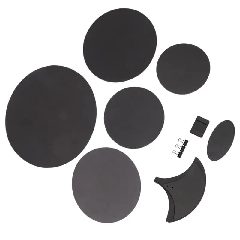 Y67A-10Pcs Kit di Pad Silenziatori per Batteria, per Tamburo Basso e Rullante, in EVA, per Pratica Silenziosa, Componenti per Percussioni
