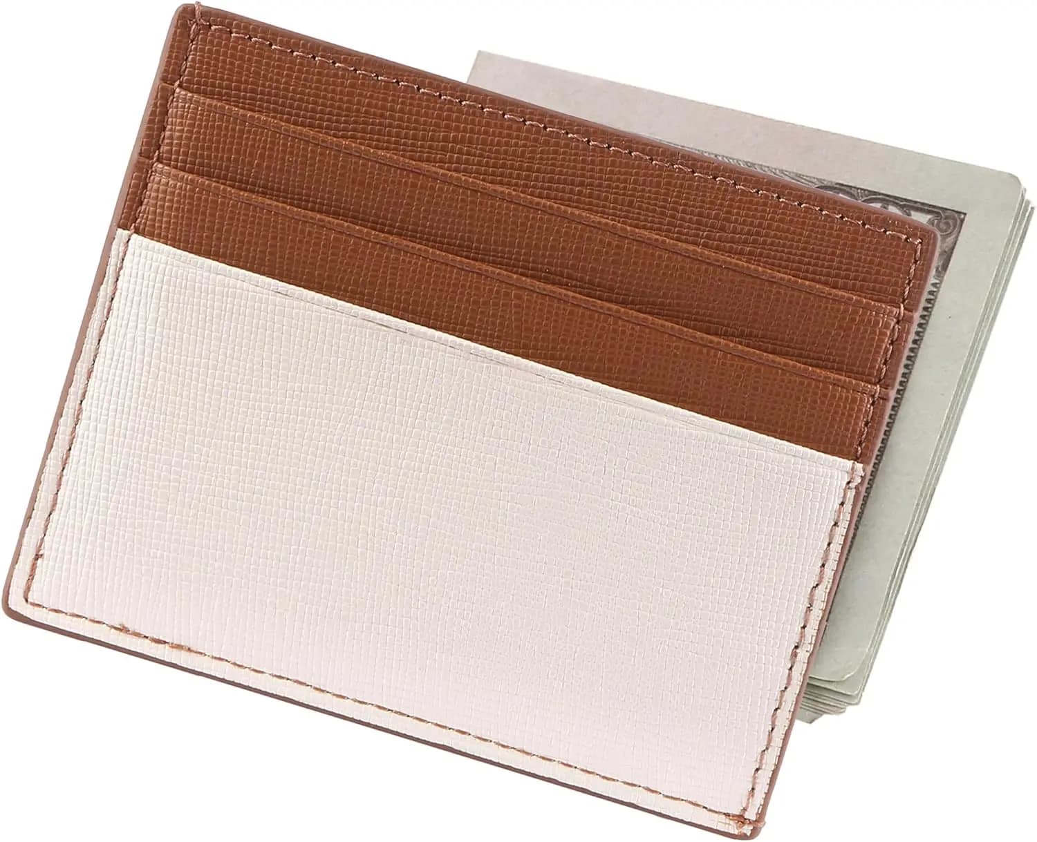 Portafoglio Sottile con Blocco RFID e Fermasoldi - Porta Carte Ultra Sottile per Donne e Uomini
