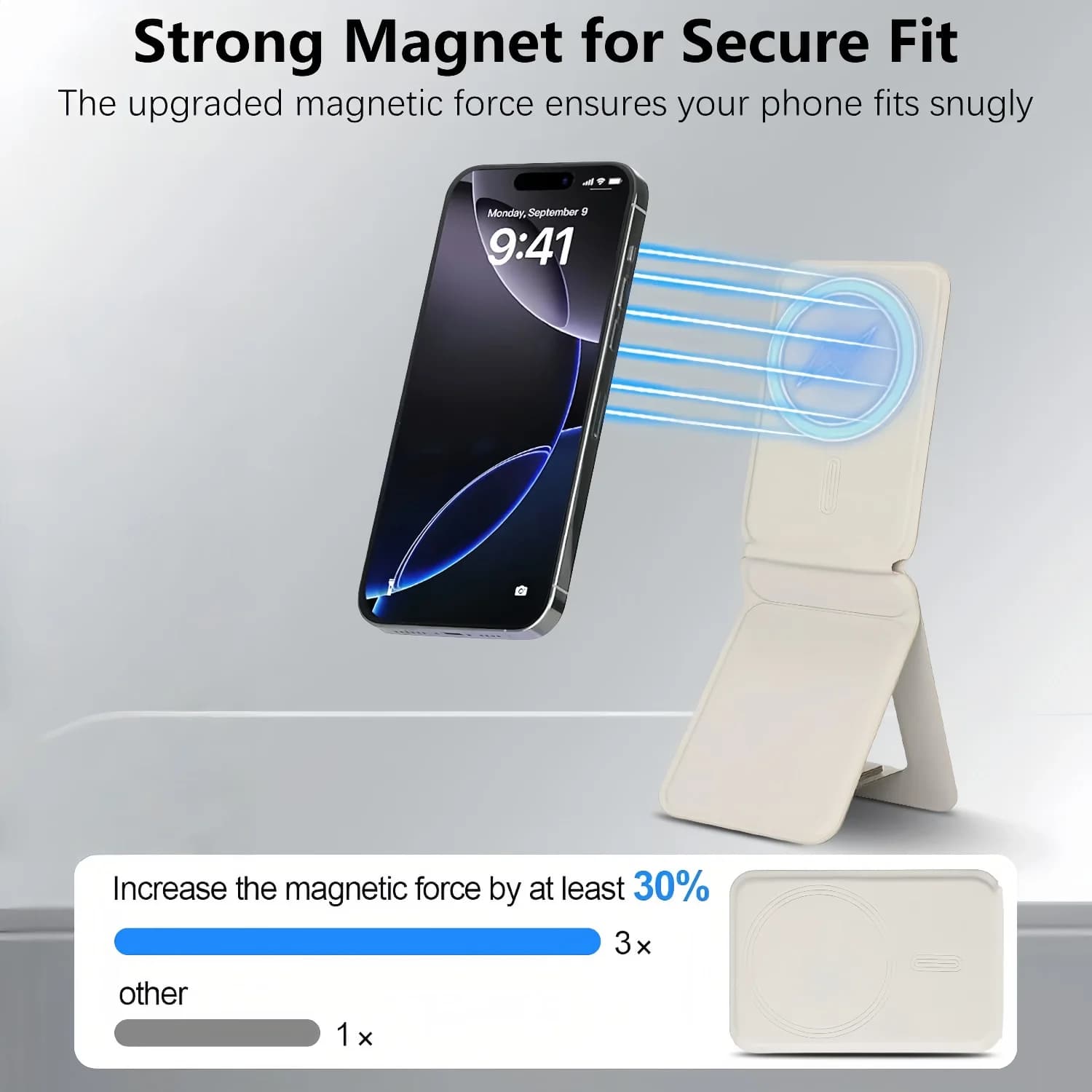 Mobile Tripod Stand Compatible With iPhone With Angle Adjustment And Powerful Magnets As well As MagSafe Invisible Selfie Stick