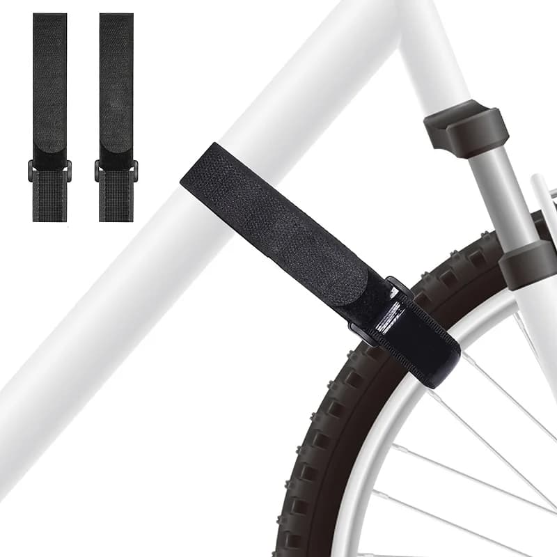 Straps for Securing Bike Wheels, Featuring a Stronger Gel Grip, Adjustable Design, And Suitable for Bike Racks