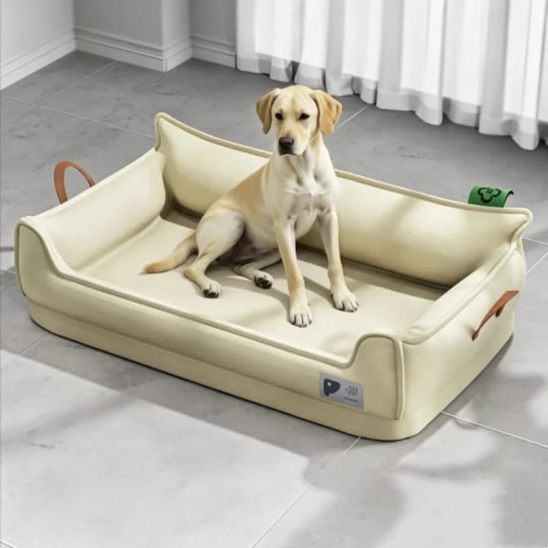 Waterproof Detachable Washable Dog Sofa Bed Scratch Resistant All-Season Comfort Pet Lounge Couch Mat for Medium to Large Dogs
