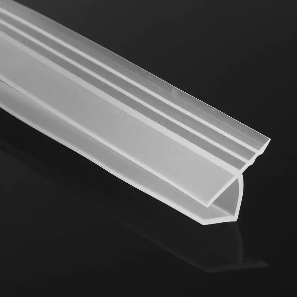 1M PVC gomma vetro porta striscia di tenuta da 6 a 12mm senza telaio bagno doccia schermo di tenuta Gap finestra porta Weatherstrip acqua tappo