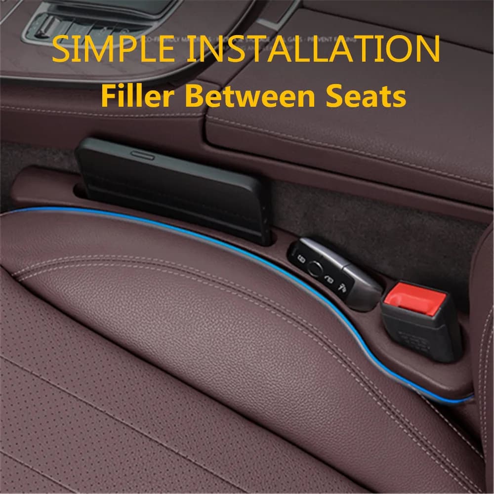 2PCS For Chevrolet Captiva Camaro Cruze Traverse Trax Tracker Car Seat Gap Filler Organizer Between Crevice Interior Accessories