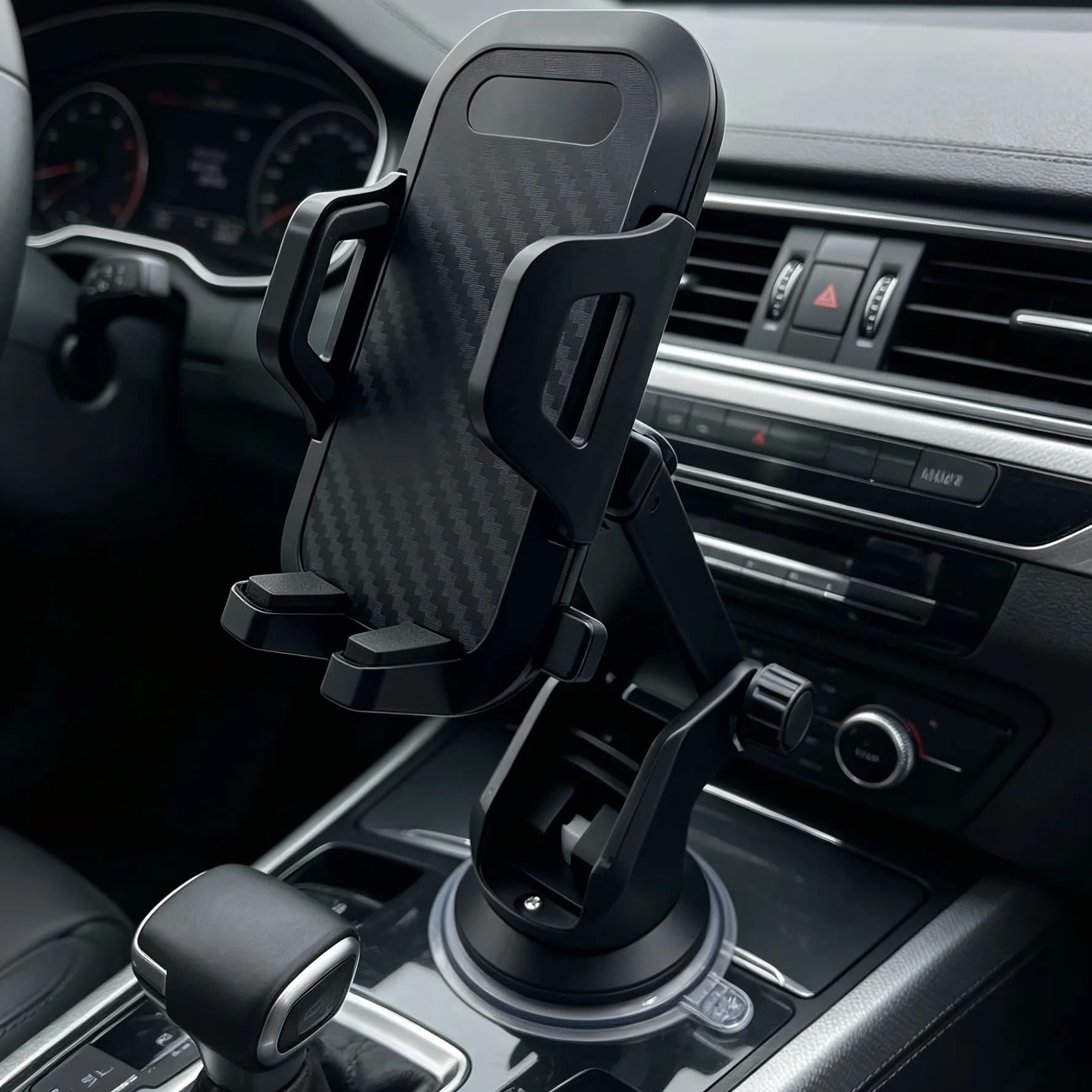 Car Suction Cup Phone Holder 360° Rotation Universal Dashboard Windshield Phone Mount for iPhone Samsung Android Smartphone GPS