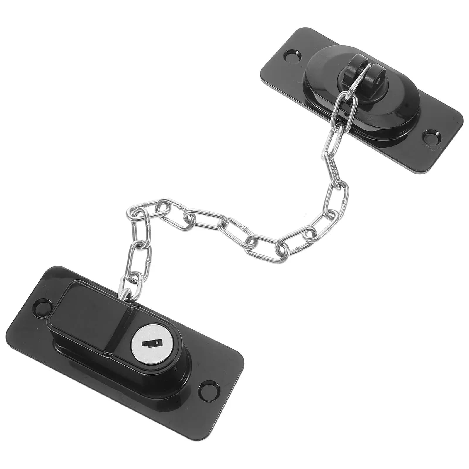 Blocca Finestra di Sicurezza, Lucchetto per Armadietto, Catena Antifurto per Frigorifero per Porte Interne