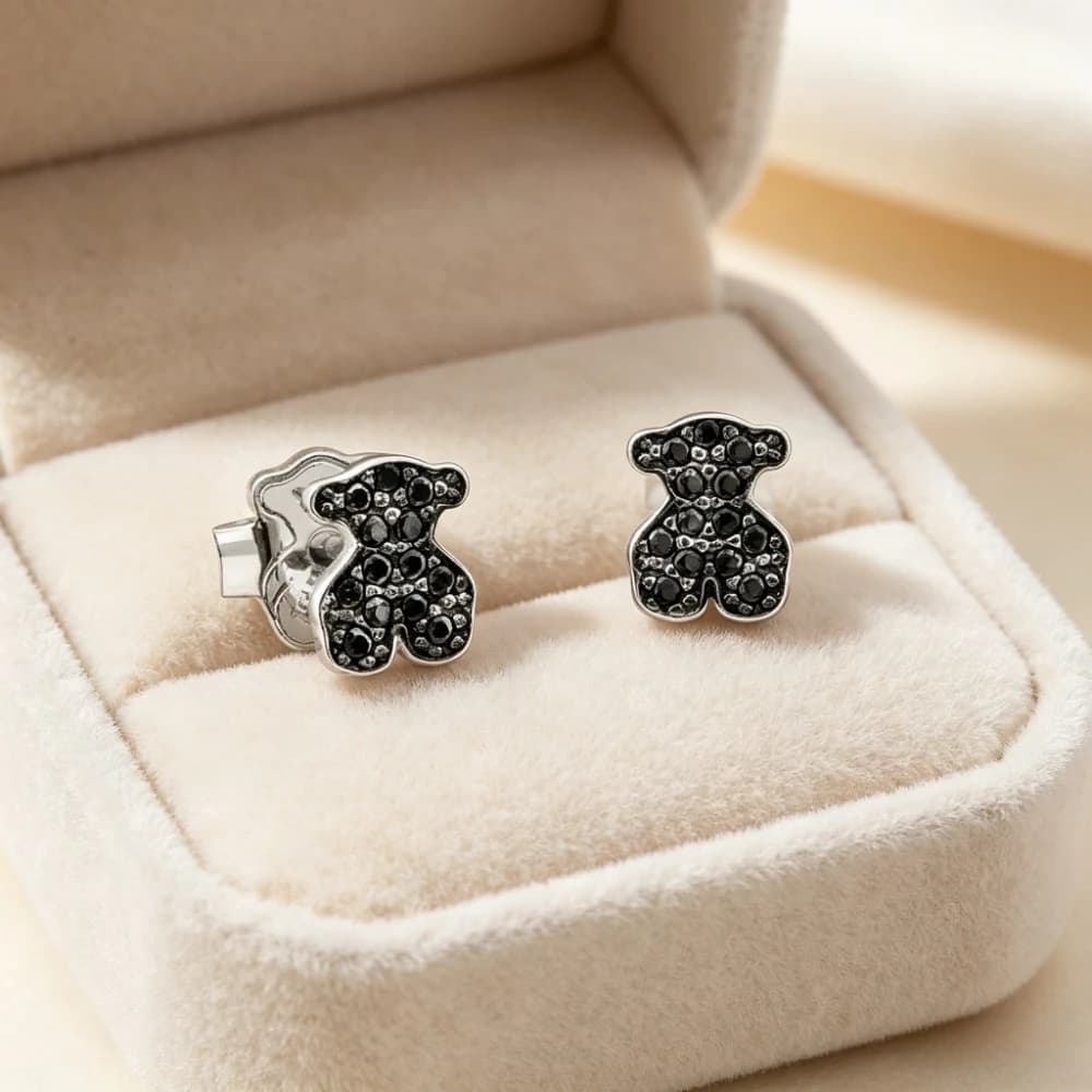 Nuovi Orecchini alla Moda in Argento Puro S925 a Forma di Orso per Donna, Accessori Boutique Originali, Motivo Orso 614933520