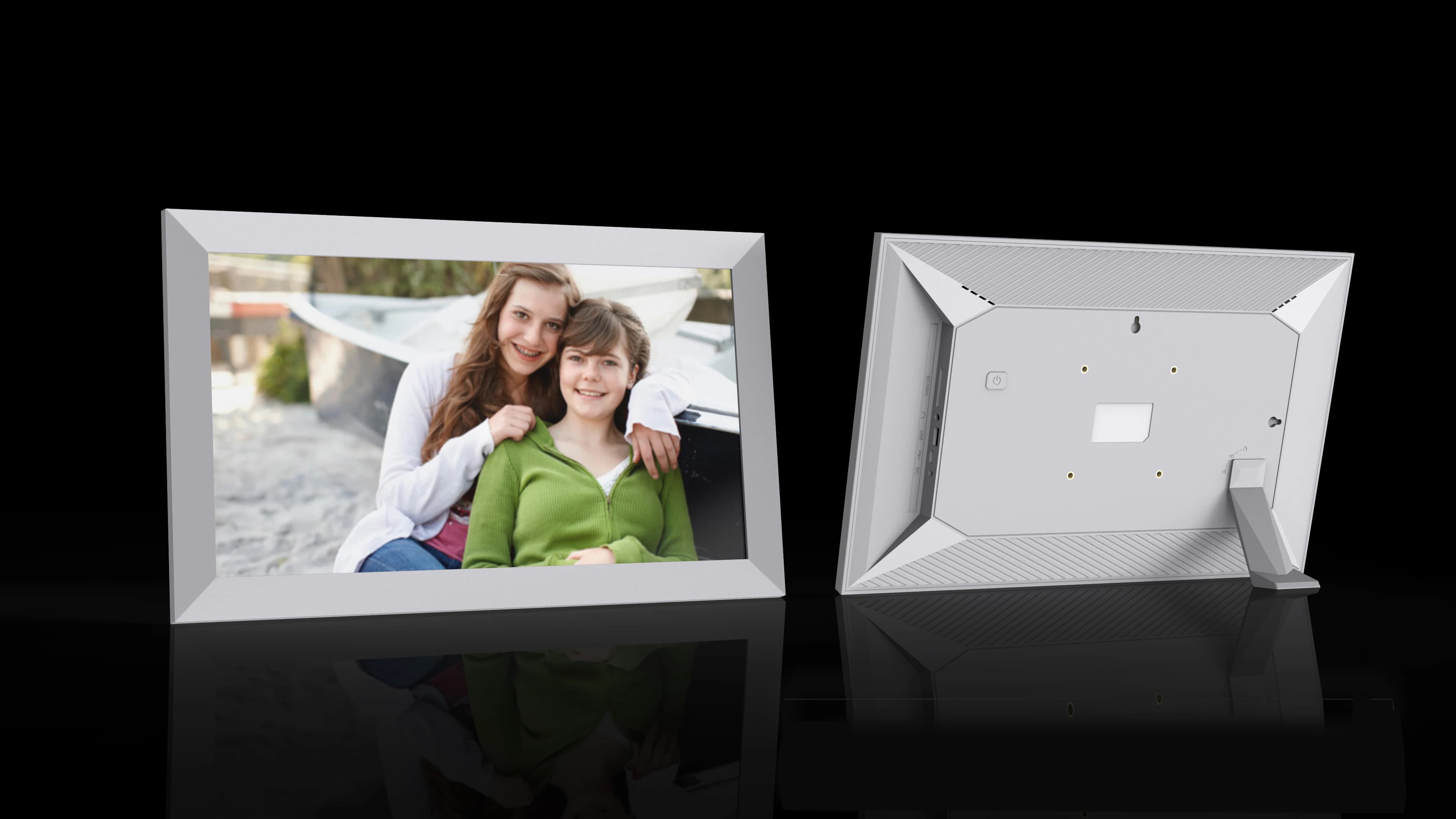 Cornice per foto digitali Frameo Memoria 32G da 8-16 pollici WIFI Touch