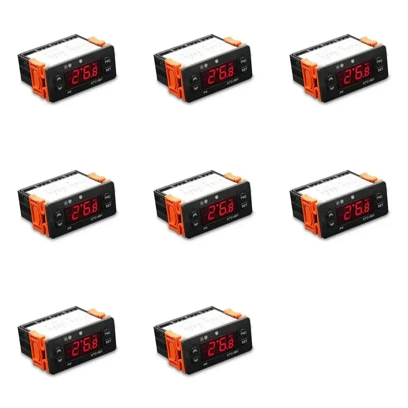 2025 Trend 8X ETC-961 Thermostat Temperature Controller Humidity Control Thermometer Hygrometer Refrigeration Alarm 220V NTC Sen