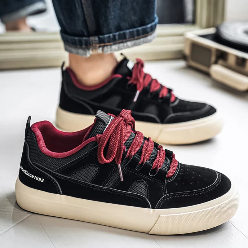 Light and versatile low sneakers with thick sole, model 2026, new, trendy, casual, sports, fashionable, nickel style, model 'bread board'
