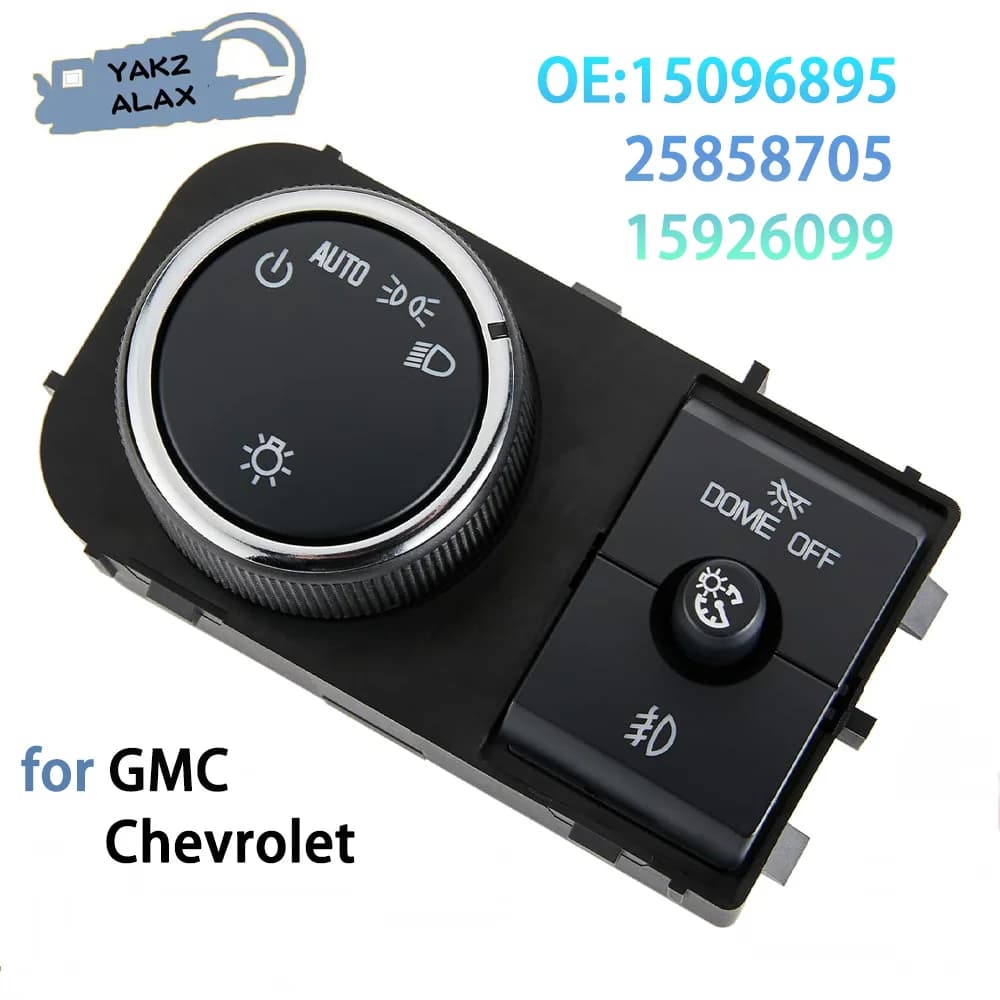 25858705 Faro Fendinebbia Interruttore Della Luce per Chevrolet Avalanche Silverado Suburban Tahoe GMC Sierra Yukon 2007-2013 15926099