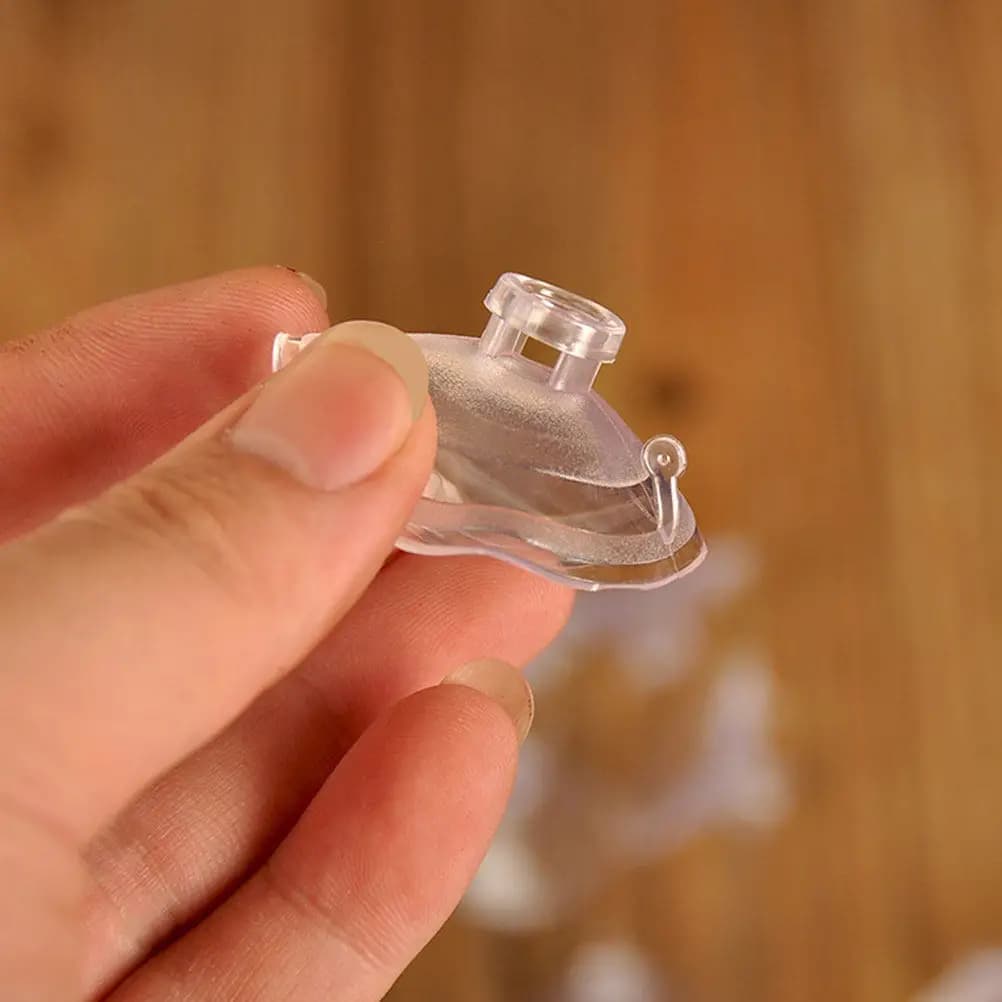 20 Pezzi Ventose in Plastica Trasparente da 4 cm, Ganci Adesivi Forti Senza Chiodi per Finestre, Vetri, Specchi, Decorazioni per Auto da Matrimonio, Palloncini, Cucina