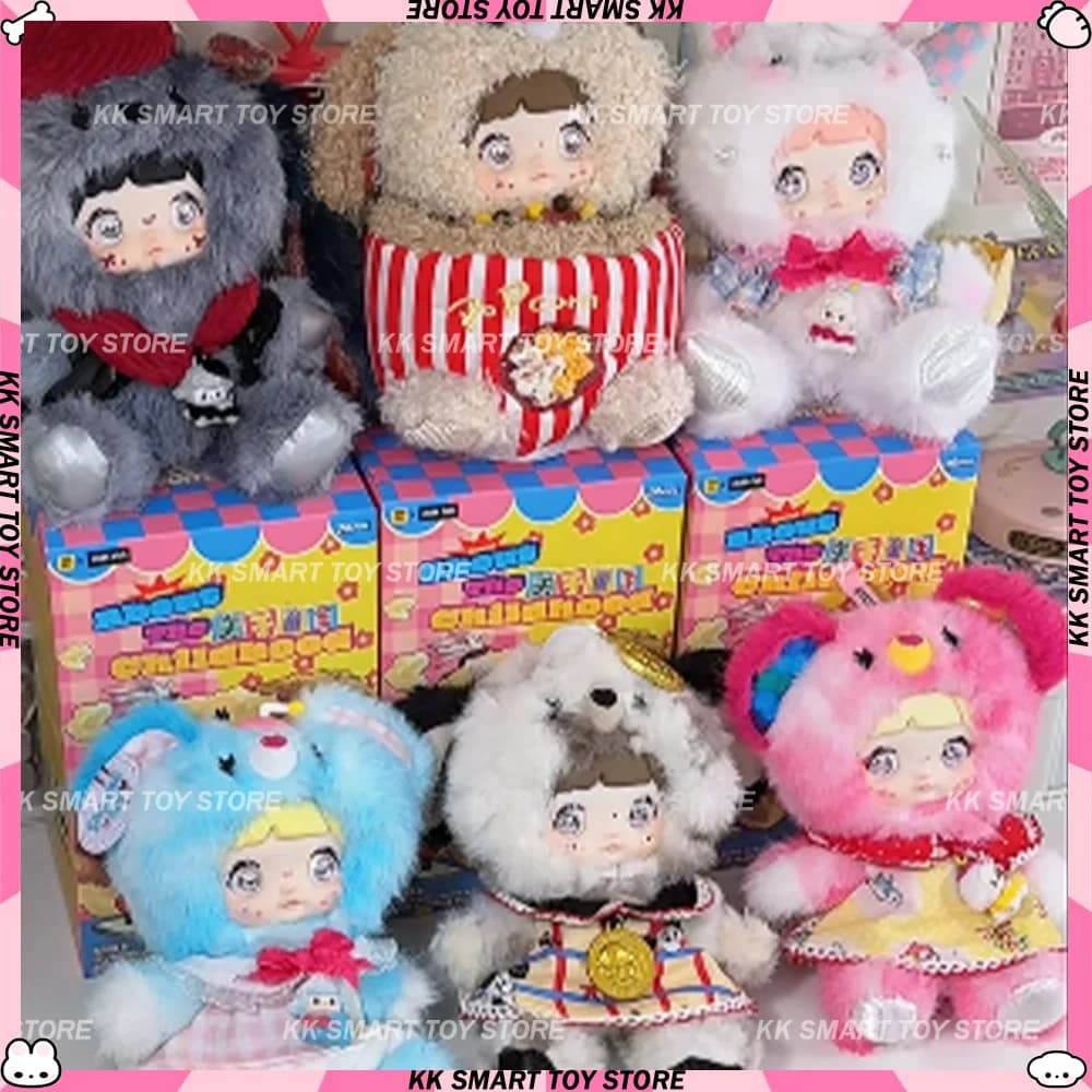 Genuino Nommi sulla serie dell'infanzia Ciondolo per borsa per bambola in vinile Mistero Sorpresa Scatola cieca carina Action Figure Regali a sorpresa giocattolo