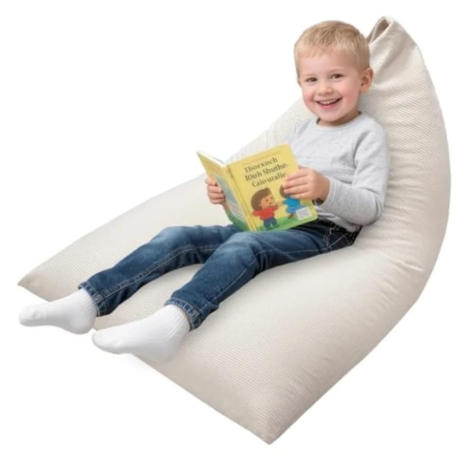 Poltrona Sacco con Memory Foam per Adolescenti e Adulti, Divano Sacco con Rivestimento Rimovibile, Comoda Poltrona Sacco per Soggiorno