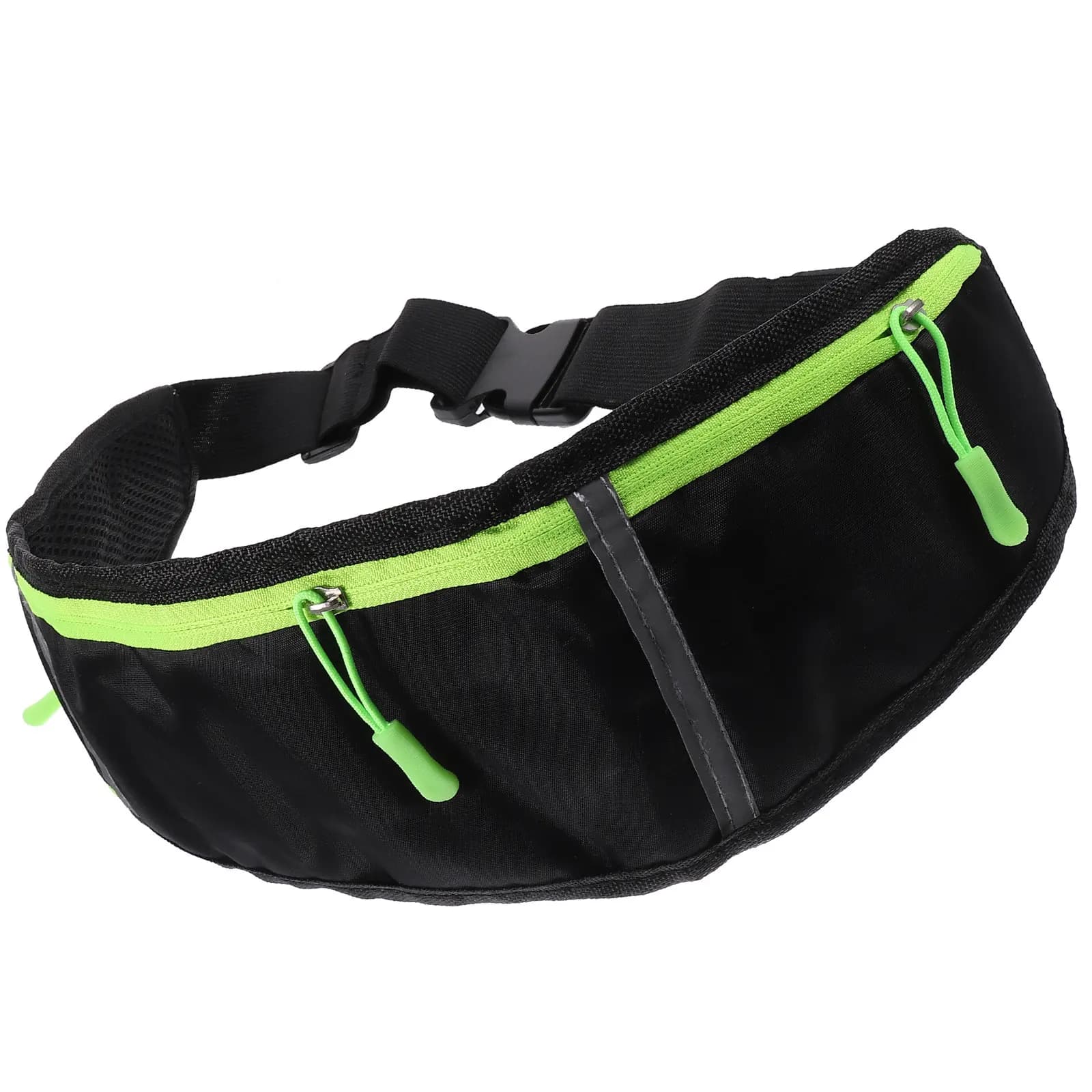 Reflective Sports Waist Bag, Adjustable Belt Running Bag, Waterproof, Exterior Phone Door for Men and Women