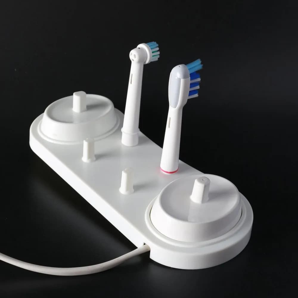 White Electric Toothbrush Bracket for Support Base for Oral Toothbrush B Support for Toothbrush with Hole for Bath Charger