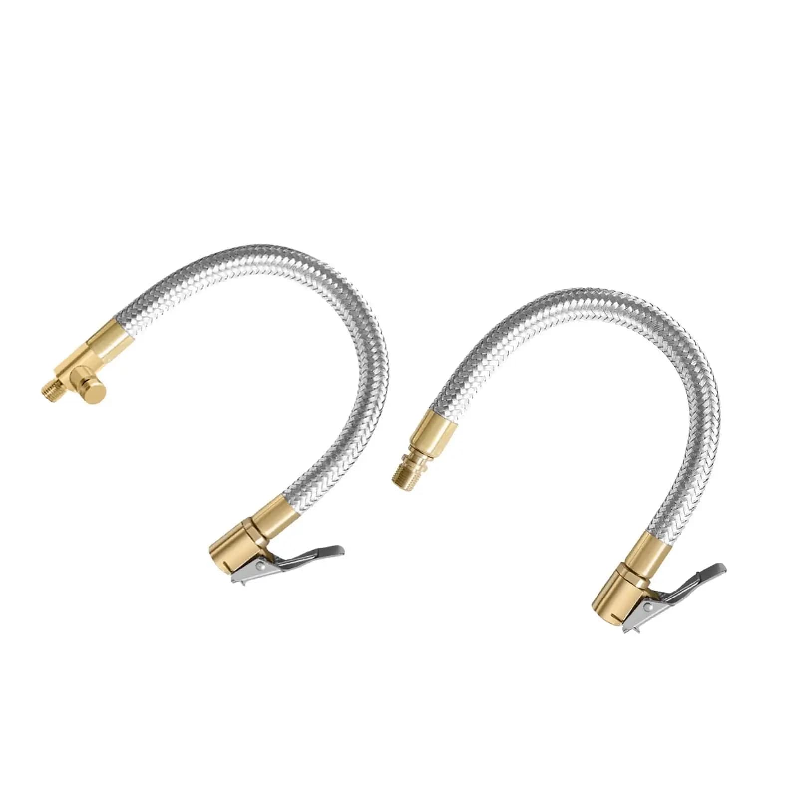 Tubo di prolunga della pompa dell'aria facile da usare pompa per pneumatici da 10cm tubo adattatore per mandrino di gonfiaggio per biciclette camion all'aperto ciclisti regali